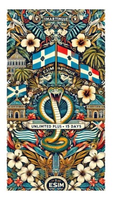 eSIM Martinique, Unlimited Plus, 15 Days foto