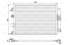 VALEO 814161 Condensator, climatizare foto