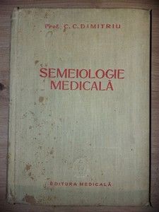 Semiologie medicala- C. C. Dimitriu foto