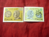 Serie Italia 1980 - Europa - Personalitati , 2 valori, Nestampilat