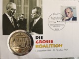 BERLIN medalie comemorativa -Marea coalitie dintre CDU si SPD (1966-1969)