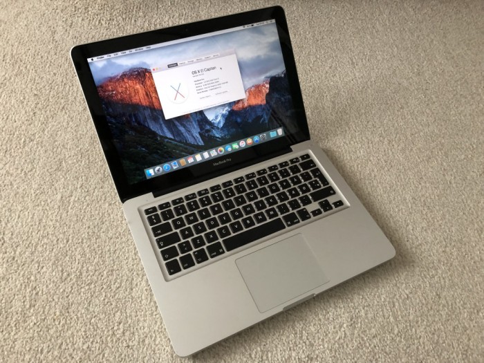 LAPTOP APPLE Macbook Pro 13&rdquo; A1278 i5 8Gb DDR3 HDD 500GB MID 2012