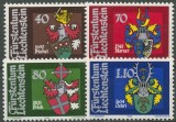 B0948 - Lichtenstein 1980 - Heraldica 4v.neuzat,perfecta stare, Nestampilat