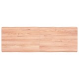 VidaXL Blat masă, 120x40x(2-6) cm, maro, lemn tratat contur organic