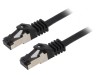 Cablu Patch Cord S/FTP Cat 8.1 Cupru LSZH Negru 20m, Logilink