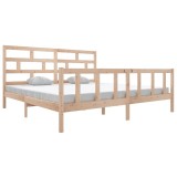 Cumpara ieftin Cadru de pat, 200x200 cm, lemn masiv de pin