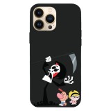 Husa compatibila cu Apple iPhone 13 Pro Max, Viceversa, model Billy and Mandy characters, Silicon, TPU, Transparent, Carcasa