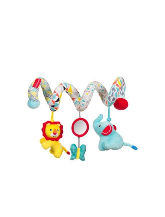 Spirala cu jucarii pentru carucior, patut, multicolor