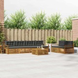 Cumpara ieftin Set de canapele de exterior 7 buc. 6-Locuri Natural si Antracit