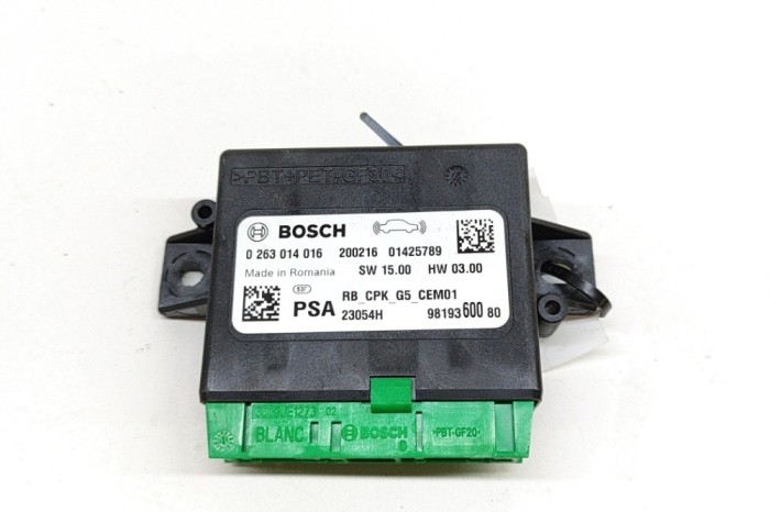 Unitate de control senzor de parcare PDC CITRO&Euml;N C5 AIRCROSS 2020 OEM: 9819360080,0263014016 27504227