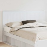 vidaXL Tăblie cap cu headboard Alb 160 cm Lemn compozit 887736