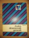 Analiza dimensionala generala- C. I. Staicu