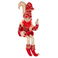 Elf Burgundy cu muzica si miscare 50 cm