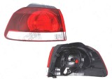 Stop spate lampa Volkswagen Golf 6 (5k), 10.2008-, spate, Stanga, Hatchback, partea exterioara; Tip= Hella; W16W+WY21W; fumuriu; fara suport bec, DEP, Depo