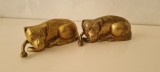Bibelou, statuete din bronz, catei