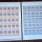 TIMBRE ROMANIA L.P.1460 Ziua mărcii poștale rom&acirc;nești -Set 2 coli -MNH