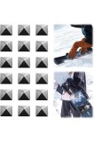 18 bucăți Stomp Pad pentru Snowboard, antiderapant pentru schi și snowboard, oferă aderență suplimentară &icirc;n timpul snowboard-ului pentru bărbați și fe