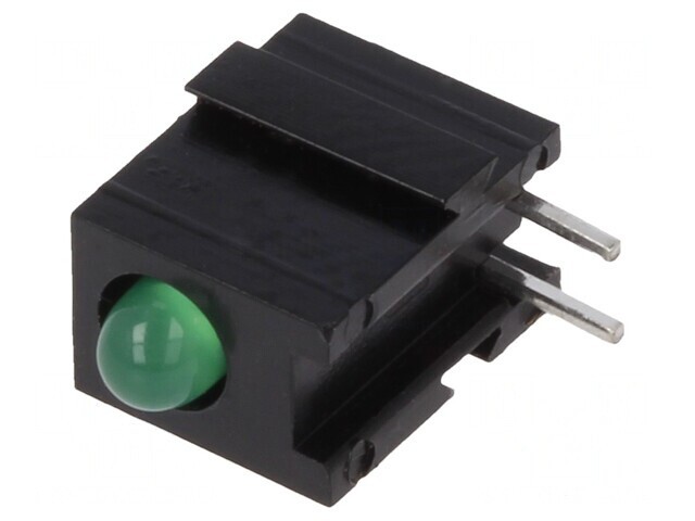Diode LED Verde 2.8mm 20mA 40&deg; 10-20mcd