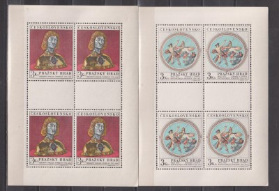 CEHOSLOVACIA 1970 ARTA MI.1943-1944 KLEINBOGEN MNH foto