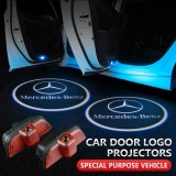 Lumini de usi LED Logo Mercedes C class proiectoare dedicate