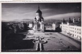 Cluj. Piata Cuza Voda cu Catedrala ortodoxa romana (circulata 1935)