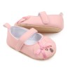 Pantofiori roz pentru fetite - Sweety teddy (Marime Disponibila: 3-6 luni, Superbaby