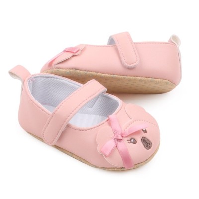 Pantofiori roz pentru fetite - Sweety teddy (Marime Disponibila: 6-9 luni foto
