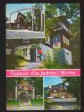 CPIB 23521 CARTE POSTALA - CABANE DIN JUDETUL MURES: CABANELE: SALCAMUL, SOIMILOR, STEJARUL, GALAOAIA, NECIRCULATA