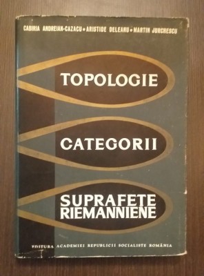TOPOLOGIE, CATEGORII, SUPRAFETE RIEMANNIENE - CABIRIA ANDREIAN CAZACU foto