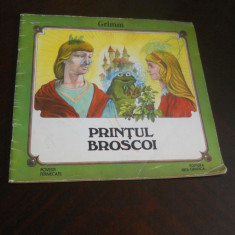 Printul broscoi-Fratii Grimm,Ed.ARTA GRAFICA 1994, ilustratii Vasile Olac