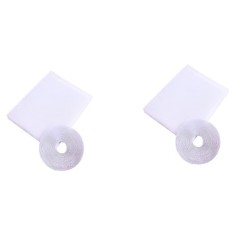 Set 2 plase antiinsecte pentru geam Yisscen, 1.3 x 1.5 m, polietilena, alb foto