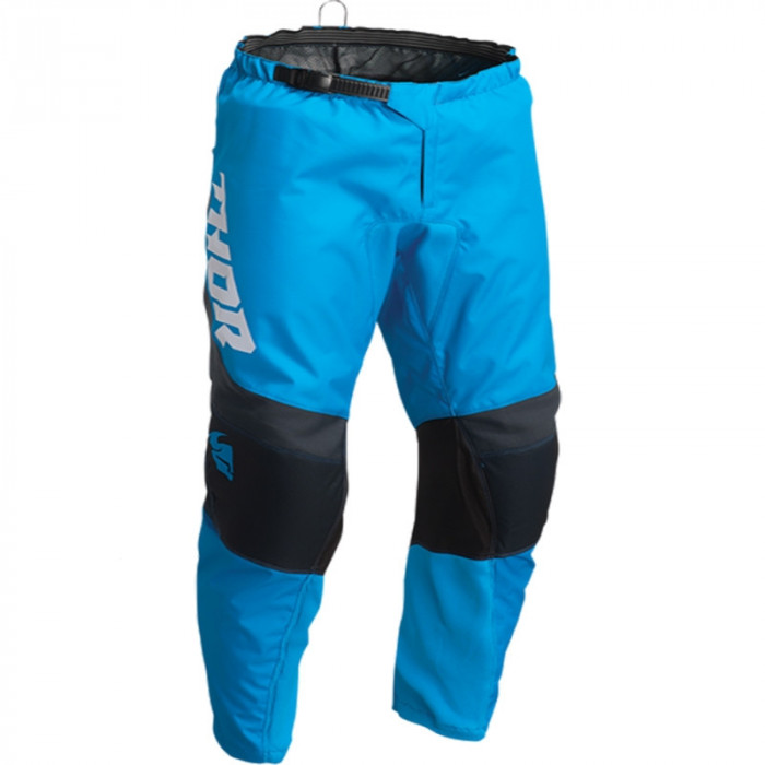 Pantaloni cross/atv Thor Sector Chev, negru/albastru, marime 30