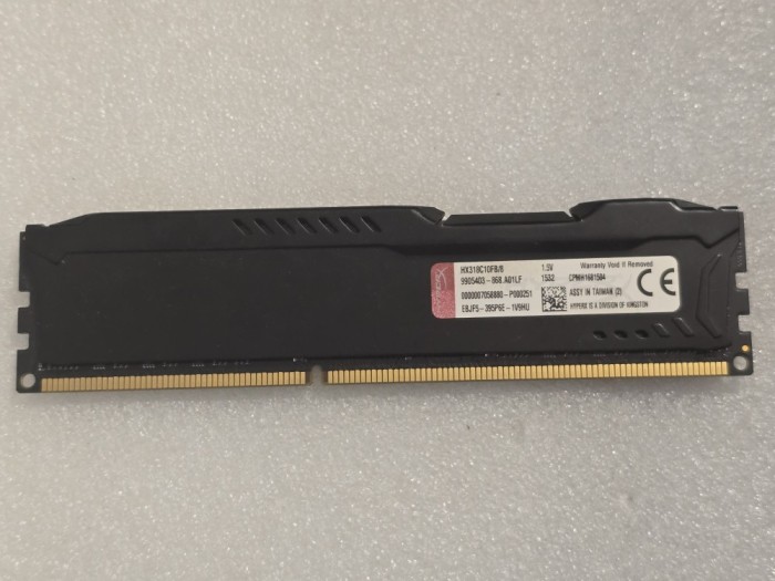 Memorie RAM desktop HyperX FURY Black 8GB, DDR3, 1866MHz, CL10, 1.5V