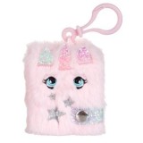 Breloc cu Carnetel Plus Roz Unicorn, 40 Pagini, 6x7 cm, CMCLASS
