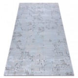 Covor acril DIZAYN 8840 albastru deschis, 100x200 cm, Dreptunghi