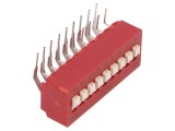 Comutator DIP-SWITCH 9 Secțiuni 0.1A 50VDC