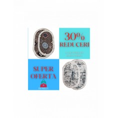 Pachet set covoare antiderapante cu modele multicolore si florale