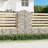 Gossi cos gabion arcuit, 100x50x180/200 cm, fier galvanizat