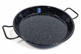 Tigaie din otel emailat vitrificat, paella valenciana fructe de mare, diametru 30 cm, 4 portii, 2 manere, Ferometal, FRM20230