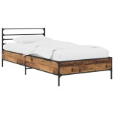 vidaXL Cadru de pat Lemn vechi 80 x 200 cm Lemn prelucrat 8009115