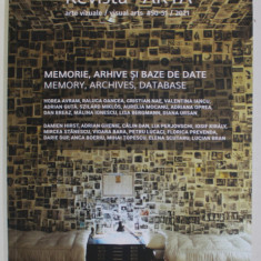 REVISTA - ARTA , ARTE VIZUALE / VISUAL ARTS , SUBIECT : MEMORIE , ARHIVE SI BAZE DE DATE , NR.50-51 , 2021, TEXT IN ROMANA SI ENGLEZA