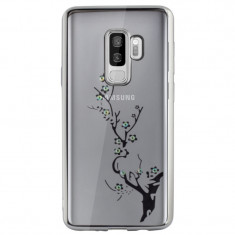 Carcasa Fashion Samsung Galaxy S9 Plus Branch Argintie Beeyo foto