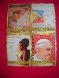 HOPCT FILIPINE 2015 VIZITA PAPEI BLOC 4 VAL -MNH 60