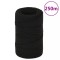Gossi franghie de lucru, negru, 2 mm, 250 m, poliester