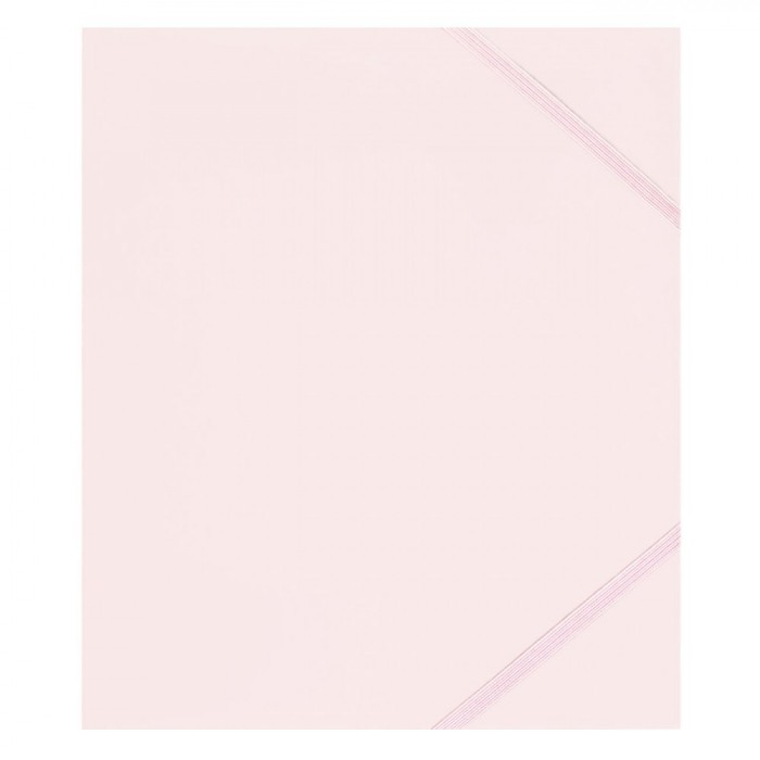 Mapă Plastic, A5, Culoare Roz Pudra, Elastic, Dimensiuni 14.5x21cm