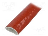 Manşon electroizolant FAVIER fibră de sticlă cărămiziu -60&divide;250&deg;C