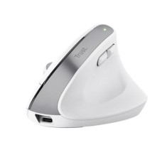 TRUST BAYO+ ERGONOMIC WIRELESS MOUSE WHT &amp;quot;25399&amp;quot; (timbru verde 0.18 lei) foto