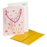 Set Coliere Copii, Unicorn, Mărgele Fucsia, 3 Bucăți, Felicitare și Plic đđ║đ╗ĐĐ&ccedil;đ&Aacute;đŻĐő, Oem