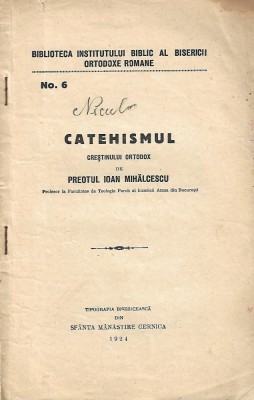 Catehismul creștinului ortodox foto