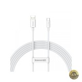 Cablu Date si Incarcare USB-A - USB-C Baseus Superior Series 65W 2m Alb CAYS000901